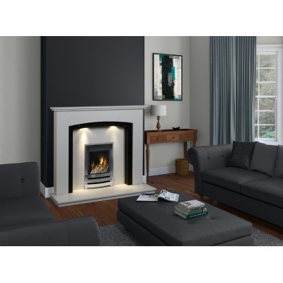 J&R HILL Oakamoor micro-marble fireplace